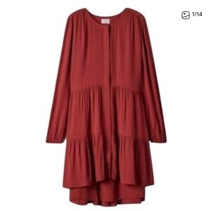 Wilfred “Barossa” tiered dress